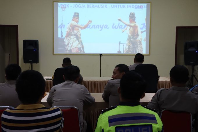 Polres Kotamobagu Gelar Nobar Daring Peace & Harmony Jogja Asyik Untuk Indonesia Apik