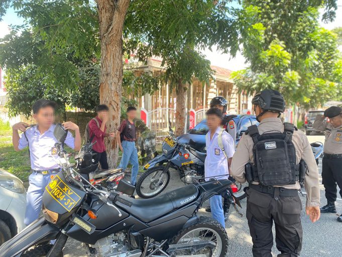 Upaya Polres Kotamobagu Cegah Tawuran: Patroli Jam Pelajaran dan Sambangi Lokasi Berkumpul Siswa