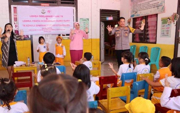 Kapolres Kotamobagu Aktif Berperan Sukseskan Visi-Misi TK Kemala Bhayangkari 04 dalam Membangun Generasi Unggul