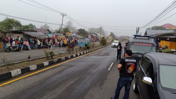 Polres Kotamobagu Kerahkan Personil Siaga dan Tim Resmob laksanakan Patroli Antisipasi Konvoi dan Mobilisasi Massa