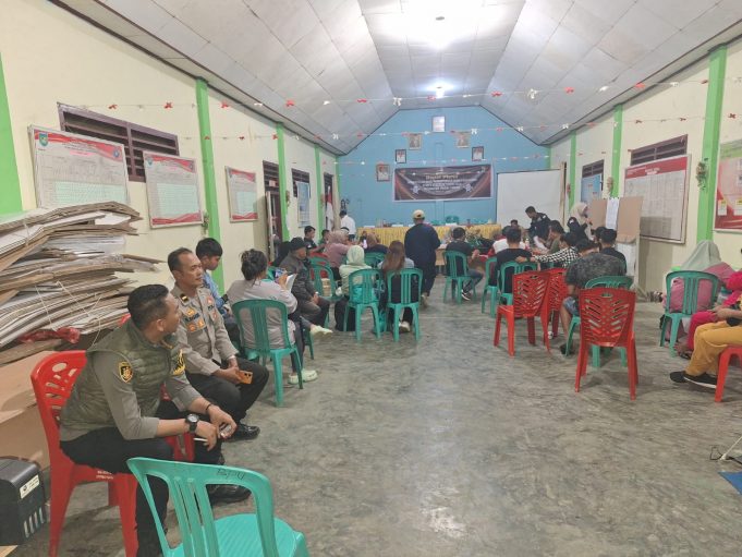 Pastikan Keamanan Rapat Pleno, Wakapolres Kotamobagu Kompol Arie Prakoso Gencarkan Patroli di Sejumlah PPK