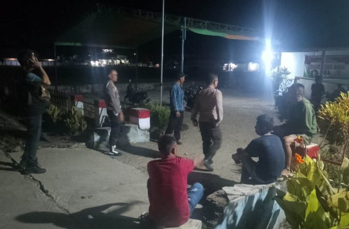 Antisipasi Gangguan Kamtibmas, Kapolsek Lolayan Pimpin Langsung Pelaksanaan Patroli KRYD