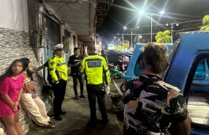 Wujudkan Rasa Aman, Polres Kotamobagu Gelar Patroli Blue Light di Malam Hari