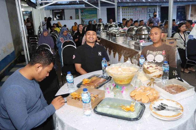 Gelar Bukber, Kasat Lantas Turut Ajak Do’akan Aiptu Rahmat Sondeng Yang Lulus SIP