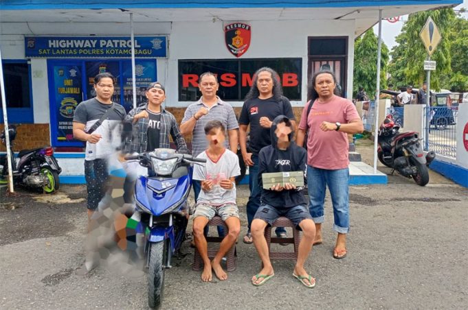 Sat Reskrim Polres Kotamobagu Tangkap Terduga Pelaku Pencurian Uang Rp. 76 Juta