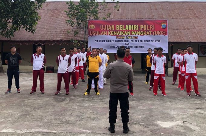 Jelang UKP Periode 1 Juli 2024, Sebanyak 33 Personil Ikuti Ujian Bela Diri Polri