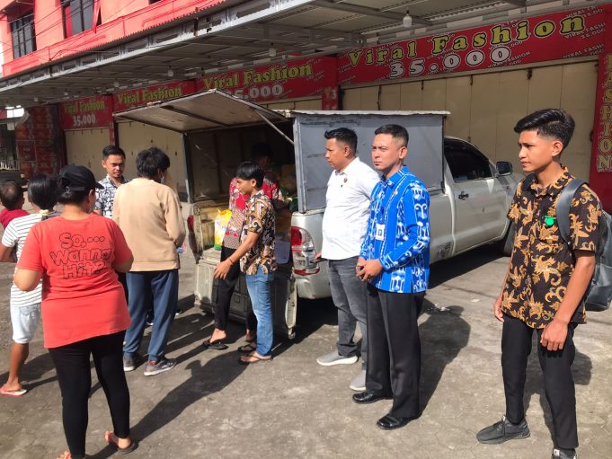 Polres Kotamobagu, Bulog Cabang Bolmong Serta Dinas Perdagangan Koperasi & UKM Gelar Operasi Pasar Bersama