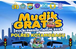 Wujud Pelayanan Prima, Polres Kotamobagu Laksanakan Pelepasan Mudik Gratis dan Pemeriksaan Kesehatan Gratis