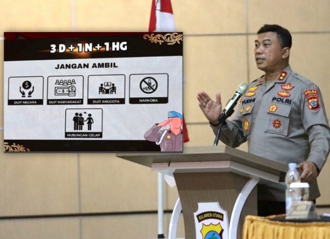 Arahan Kepada Personil Polres Kotamobagu, Kapolda: Rumus 3D+1N+1HG Agar Menjadi Polisi yang Dicintai Masyarakat
