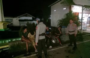 Personel Polsubsektor Kotamobagu Selatan Gencarkan Patroli Malam