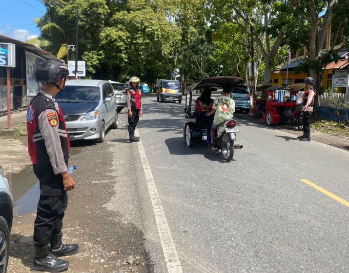 Polres Kotamobagu Pastikan Ibadah Minggu Umat Kristiani Berjalan Aman & Khidmat