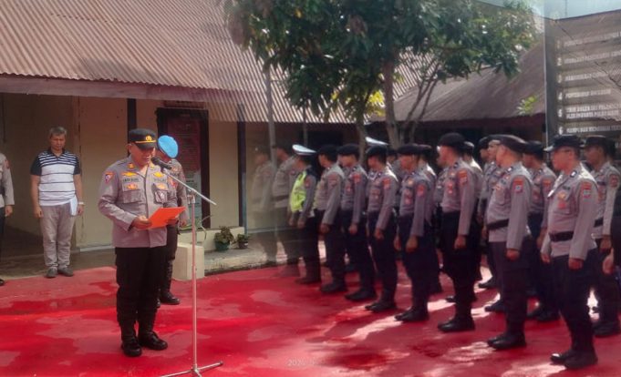 Polres Kotamobagu Laksanakan Apel Kesiapan Pengamanan Hari Buruh Nasional May Day