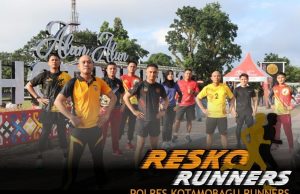 Personil Polres Kotamobagu Bentuk “Resko Runners” Untuk Jaga Kebugaran dan Sarana Interaksi Sosial