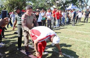 Gerak Jalan & Tarik Tambang Warnai Kemeriahan HUT Kotamobagu Ke-17: Forkopimda Ramaikan Ikut Fun Game
