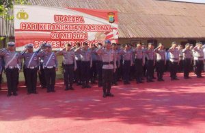 Wakapolres Kotamobagu Kompol Arie Prakoso SIK MH Pimpin Upacara Peringatan Harkitnas Ke-116