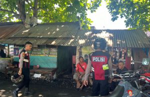 Sambangi Lokasi Publik, Sat Samapta Himbau Warga Jaga Kamtibmas