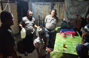 Giat KRYD Polsek Lolayan Temukan Pesta Miras di Permukiman Warga