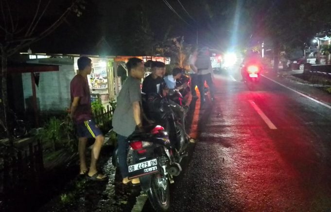 Cegah Aksi Balap Liar, Polsek Lolayan Intensifkan Patroli Malam