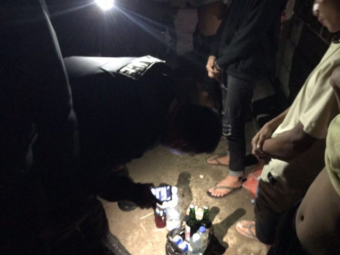 Patroli Malam Tim Presisi Polres Kotamobagu Gagalkan Pesta Miras