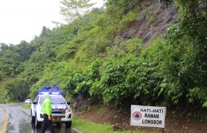 Meningkatnya Curah Hujan di Kotamobagu, Sat Lantas Himbau Masyarakat Pengendara Berhati-hati