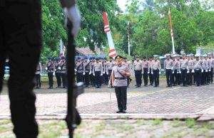 Kapolres Kotamobagu Pimpin Ziarah Rombongan di Taman Makam Pahlawan untuk Memperingati Hari Bhayangkara ke-78