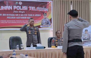 Momen Peringati Hari Bhayangkara Ke-78 Polres Kotamobagu Gelar Pemilihan Polisi Teladan