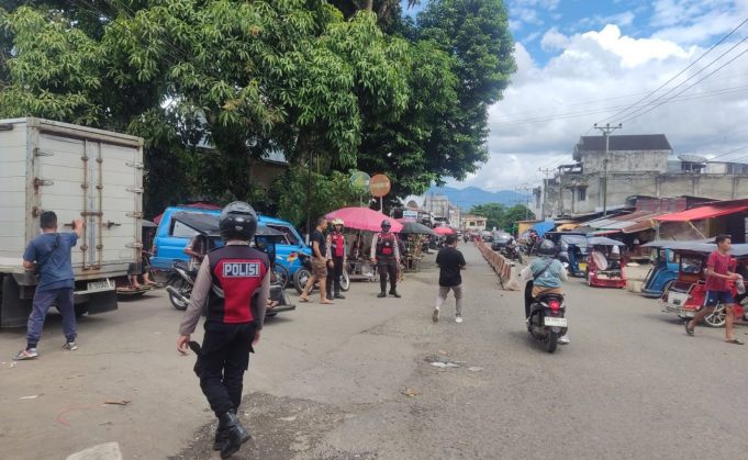 Sat Samapta Polres Kotamobagu Laksanakan Patroli Sambangi Warga