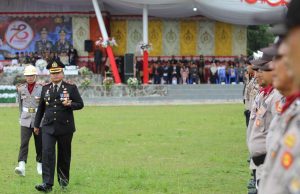 Upacara Hari Bhayangkara Dipimpin oleh Kapolres Kotamobagu, Jadi Moment Napak Tilas Sebuah Pengabdian