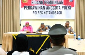Sidang BP4R Polres Kotamobagu, Pasangan Peserta Sidang Dibekali Ceramah Keluarga Sakinah Mawadah Warohmah