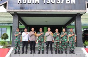 Tingkatkan Sinergi Keamanan: Kapolres Kotamobagu Jalin Silaturahmi Dengan Dandim 1303 Bolaang Mongondow