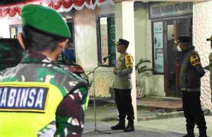 Malam Minggu Perdana : Kapolres Kotamobagu Pimpin Langsung Apel Kesiapan Patroli 3 Pilar