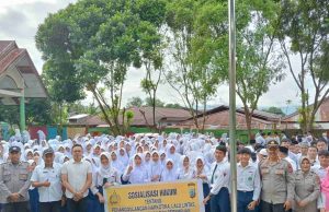 Membangun Kesadaran Hukum: Polres Kotamobagu Gelar Sosialisasi Hukum di MTs N 1 Kotamobagu