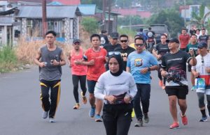 Olahraga, Wadah Perkuat Komunikasi Serta Kerjasama, Polres Kotamobagu, Pengadilan Negeri, dan Kokot Runners Berlari Bersama