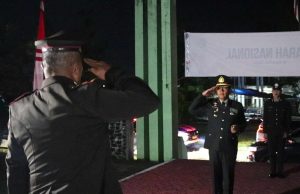 Kapolres Kotamobagu Pimpin Upacara Apel Kehormatan dan Renungan Suci dalam Rangka HUT Kemerdekaan RI ke-79