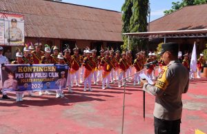 Kapolres Kotamobagu Resmi Melepas Kontingen Patroli Keamanan Sekolah dan Polisi Cilik Tahun 2024