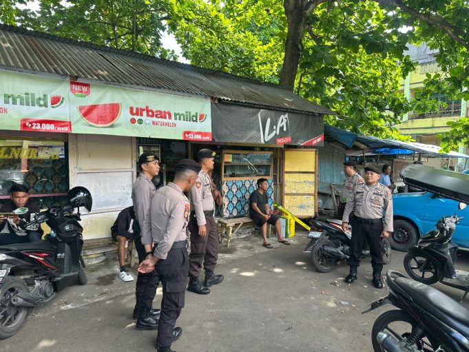 Cegah Streetcrime dan Premanisme, Tim Patroli Presisi Polres Kotamobagu Sambangi Pasar Serasi dan Terminal Bonawang