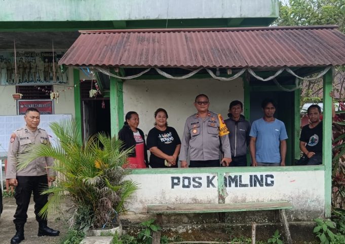 Kapolsek Passi Bersama Binmas Koordinasi Aktifkan Pos Kamling & Linmas Jelang Pilkada