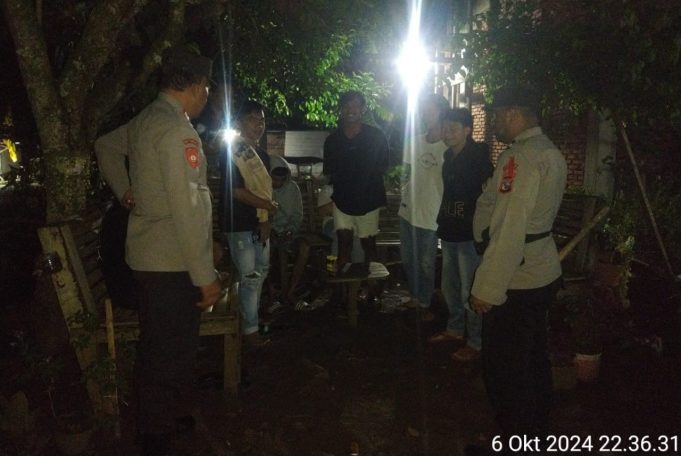 Patroli Malam Polsek Kotamobagu Utara: Himbau Remaja dan Warga Hindari Aktivitas Negatif