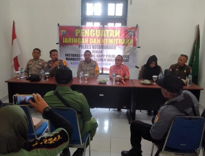 Sat Binmas Polres Kotamobagu Gelar Kegiatan Penguatan Jaringan & Kemitraan