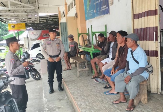 SatBinmas Polres Kotamobagu Ajak Warga Jaga Ketentraman Jelang Pilkada
