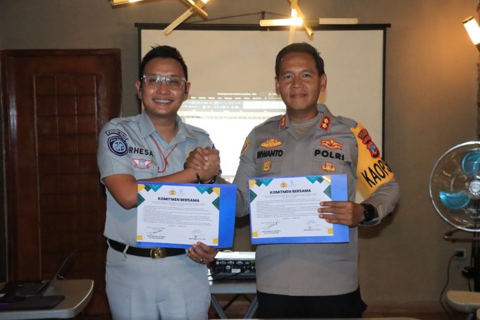Rapat Forum Komunitas Lalu Lintas Capai Komitmen Bersama Polres Kotamobagu dan PT. Jasa Raharja