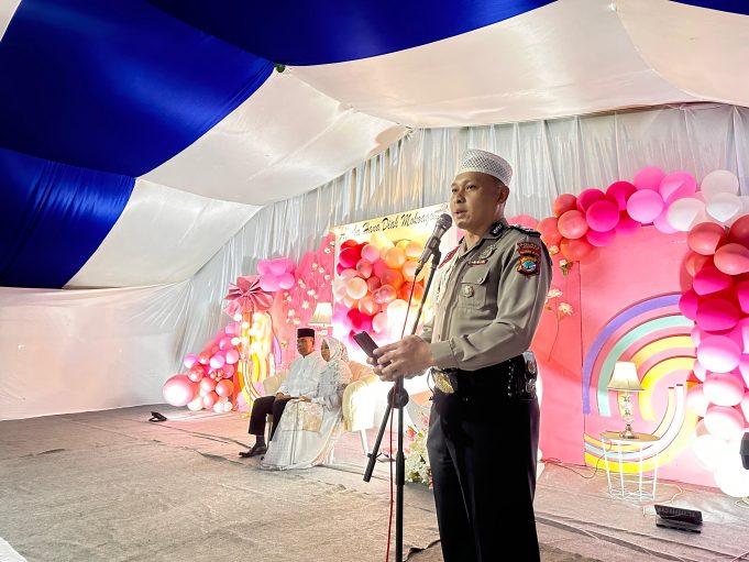 Bawa Pesan Jaga Kamtibmas Jelang Pilkada, Dai Polri Polres Kotamobagu Isi Tausiyah Agama Pada Acara Aqiqah