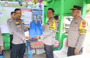 Pengamanan Maksimal H-1 Natal, Kapolres Kotamobagu Tinjau Pos-Pos PAM Strategis di Wilayah Hukumnya