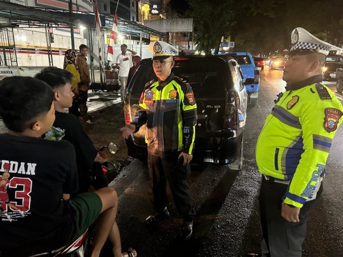 Himbau Keselamatan Berkendara, Sat Lantas Polres Kotamobagu Laksanakan Patroli Blue Light Patrol (BLP)