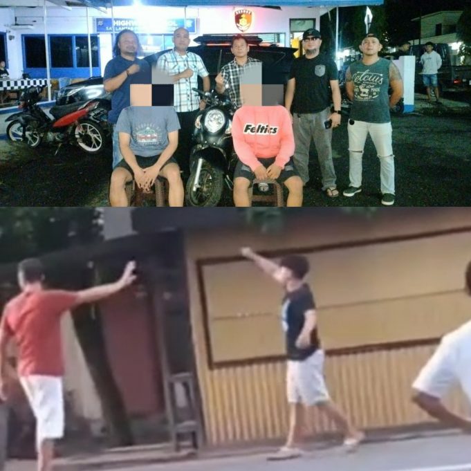 Viral Video Remaja Acungkan Badik Buat Keributan, Resmob Polres Kotamobagu Respon Cepat Bekuk Pelaku