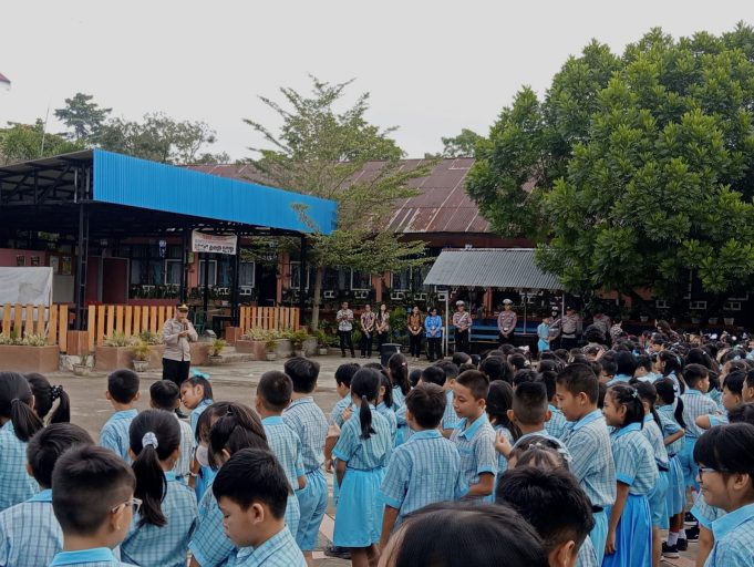 Wujudkan Generasi Yang Bijak Gunakan Gadget Sejak Dini, Polres Kotamobagu Gelar Penyuluhan dan Pembinaan