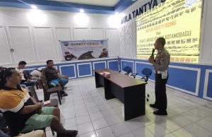 Edukasi dan Himbauan Safety Riding, Puluhan Bentor Berbondong-Bondong Datangi Kantor Sat Lantas