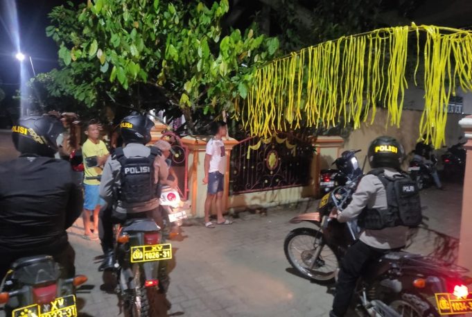 Ciptakan Kondusifitas, Patroli Presisi Hentikan Acara Musik Hingga Larut Malam