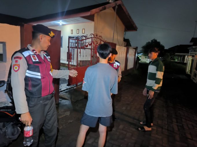 Tim Presisi Gelar Patroli Malam, Bubarkan Pesta Miras & Pelanggar Knalpot Brong