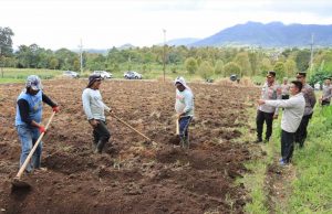 Sambangi Dataran Tinggi 1.100 – 1300 MDPL di Desa Sinsingon, Kapolres Kotamobagu Serap Keluhan Petani Bawang